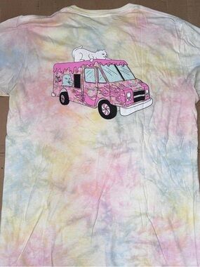 Ripndip Pastel Tie-Dye Ice Cream Truck Graphic Tee - Pink